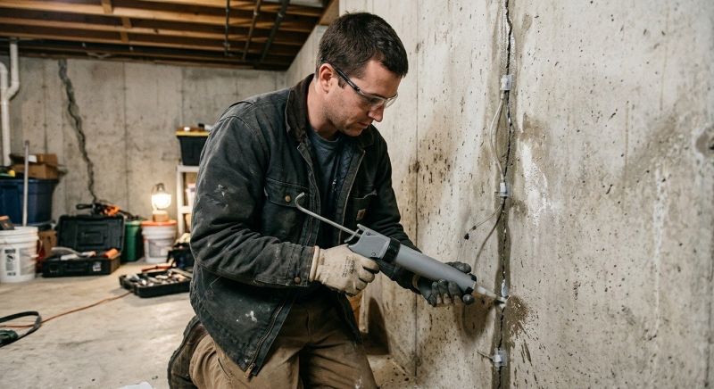 Basement Crack Repair in Hamilton, MT