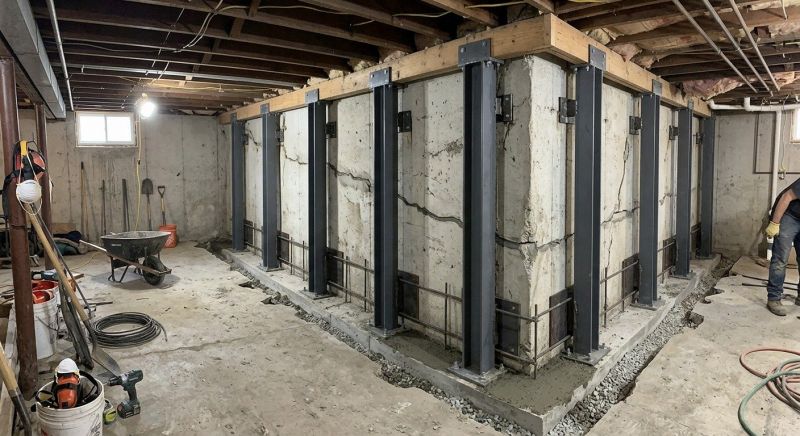 Basement Stabilization in Hamilton, MT