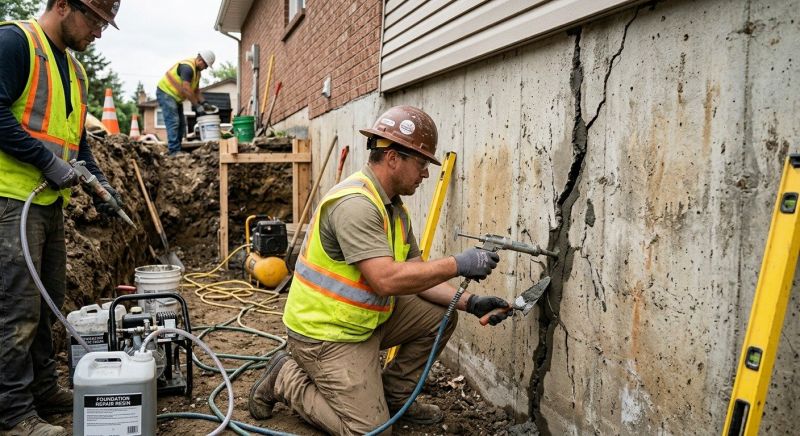 Cracked Foundation Repair in Corvallis, MT