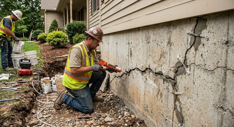 Cracked Foundation Repair in Corvallis, MT