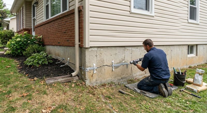 Cracked Foundation Repair in Darby, MT