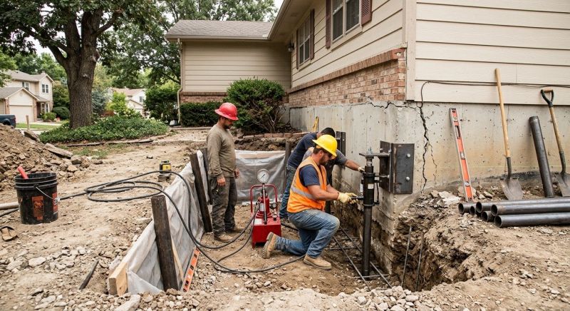 Cracked Foundation Repair in Victor, MT