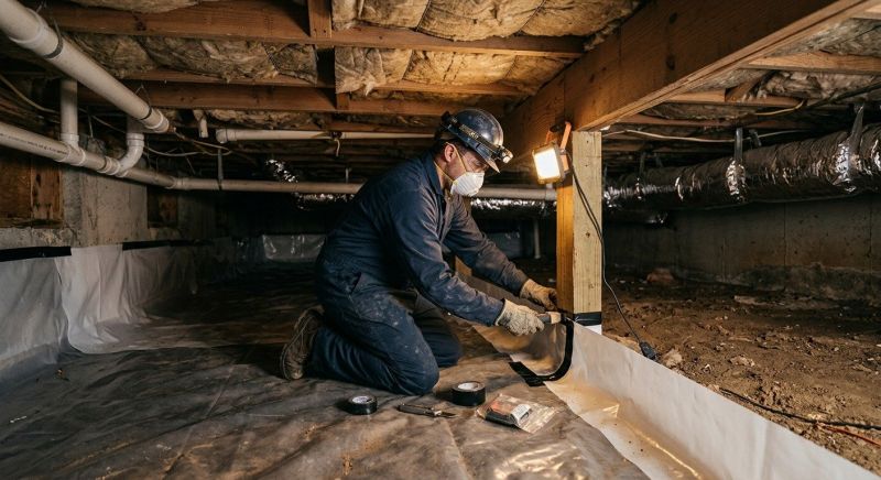 Crawl Space Leveling in Hamilton, MT