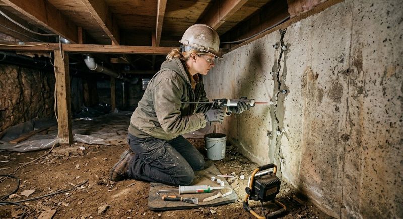 Crawlspace Foundation Repair in Victor, MT