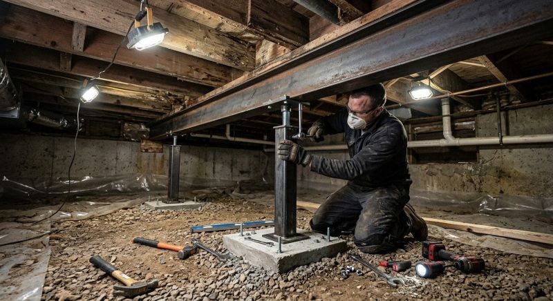 Crawlspace Structural Repair in Hamilton, MT