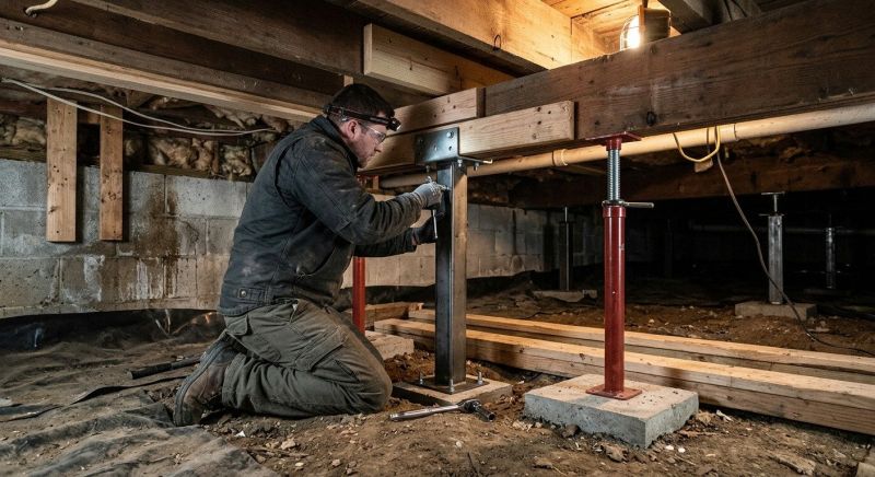Crawlspace Structural Repair in Hamilton, MT
