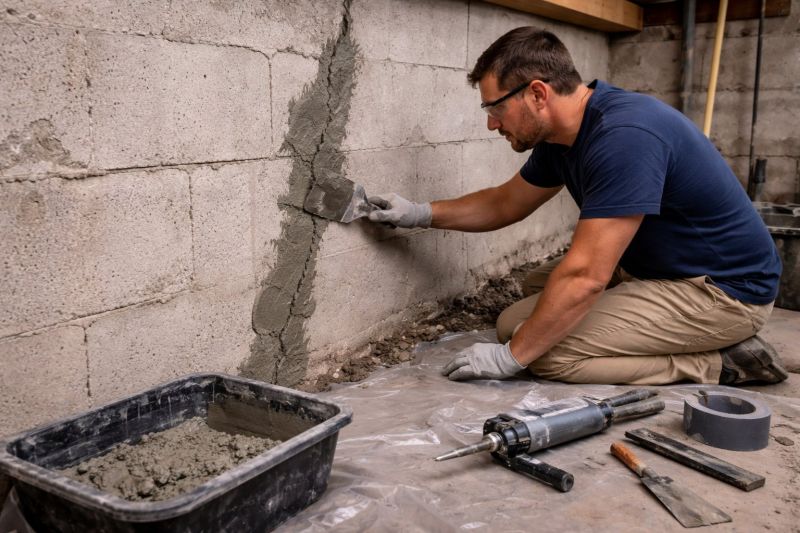 Foundation Crack Repair in Hamilton, MT