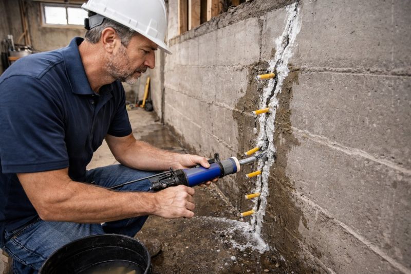 Foundation Crack Sealing in Hamilton, MT