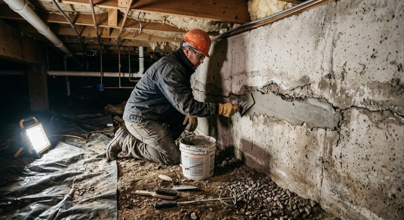 Foundation Cracks Repair in Hamilton, MT