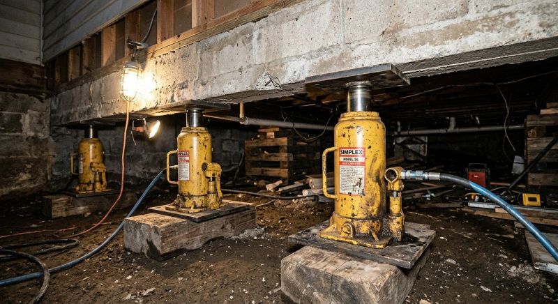 Foundation Jacking in Stevensville, MT