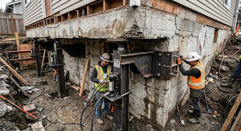 Foundation Lifting in Darby, MT