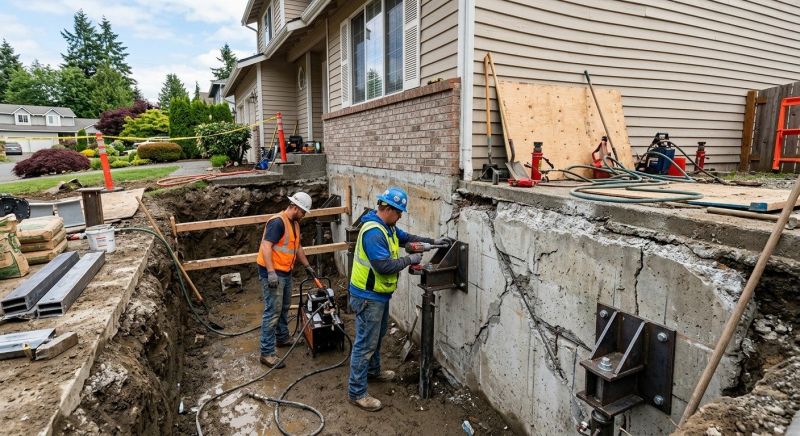 Foundation Pier Repair in Hamilton, MT