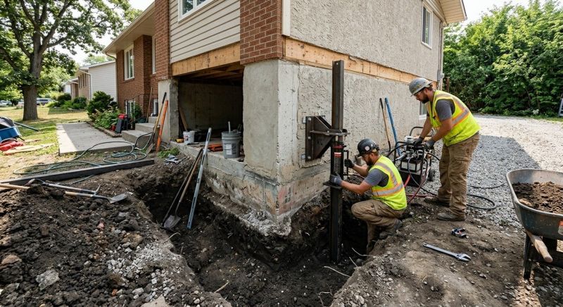 Foundation Pier Repair in Hamilton, MT