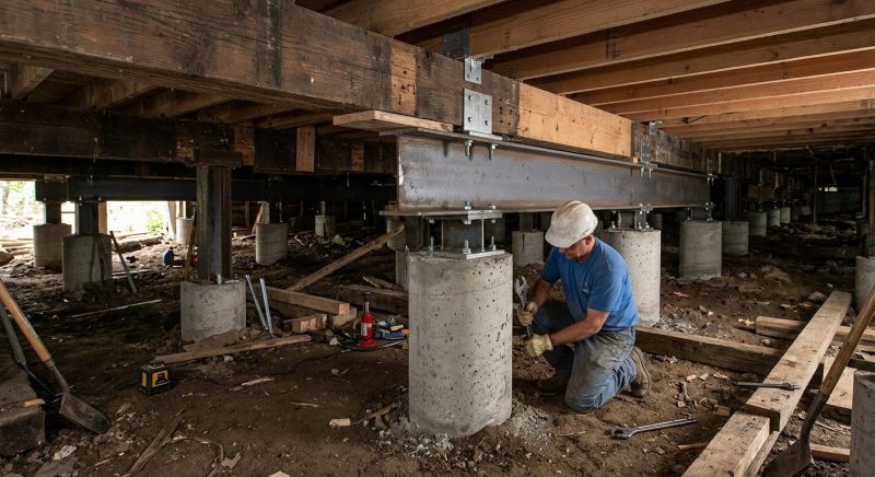 Foundation Underpinning in Hamilton, MT