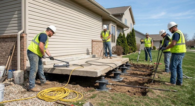 Sinking Foundation Lifting in Hamilton, MT