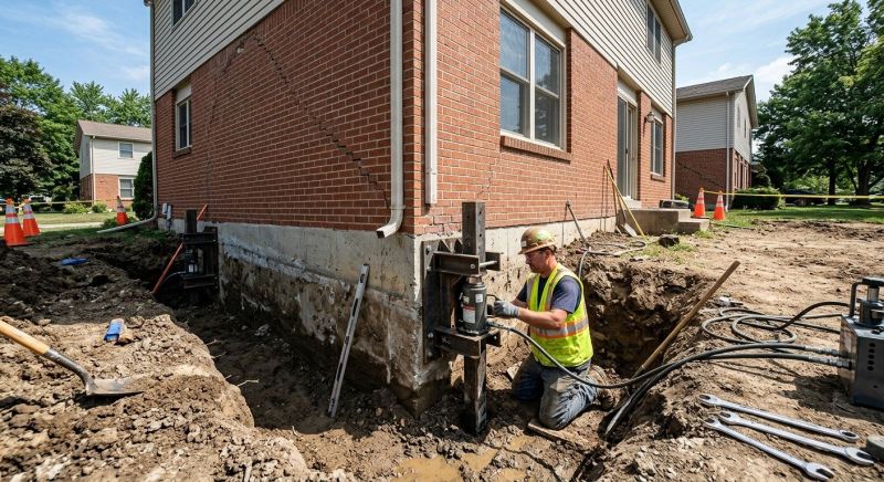Sinking Foundation Repair in Corvallis, MT