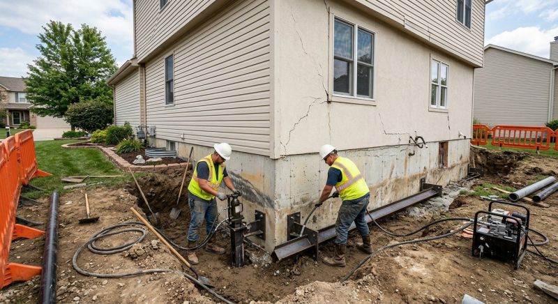Sinking Foundation Repair in Hamilton, MT