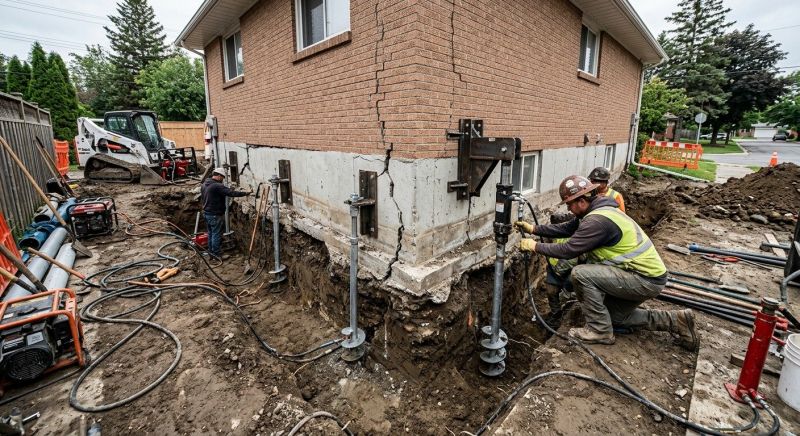 Sinking Foundation Repair in Hamilton, MT