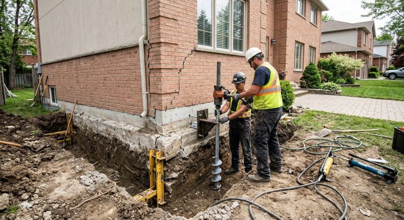 Sinking Foundation Repair in Victor, MT
