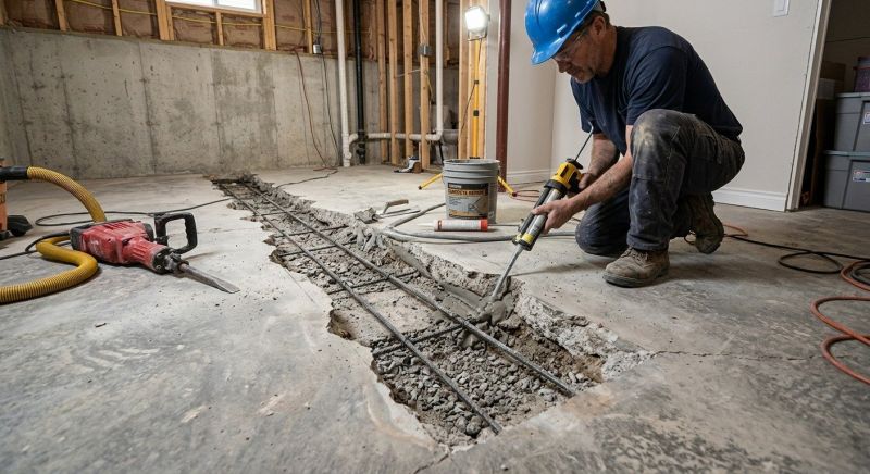 Slab Foundation Repair in Hamilton, MT
